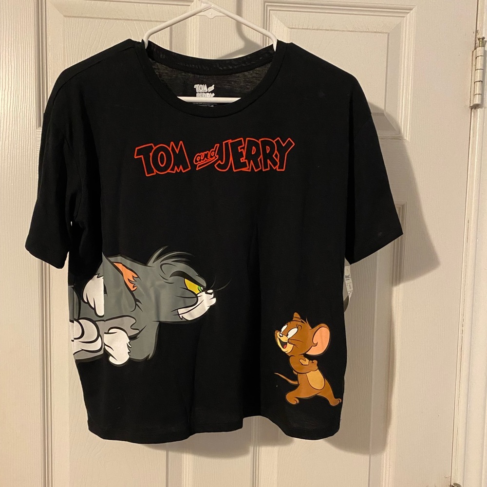 Tom and Jerry Cropped Tee